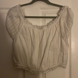 Women’s Off The Shoulder Cropped Shirt